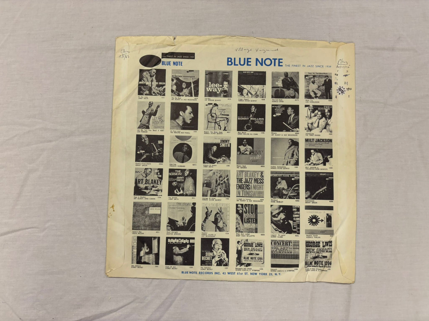 Sonny Rollins - A Night At The Village Vanguard LP US Original Mono Blue Note BLP 1581