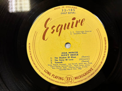 Dizzy Reece Asia Minor LP UK 1st Esquire 32-185