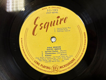 Dizzy Reece Asia Minor LP UK 1st Esquire 32-185