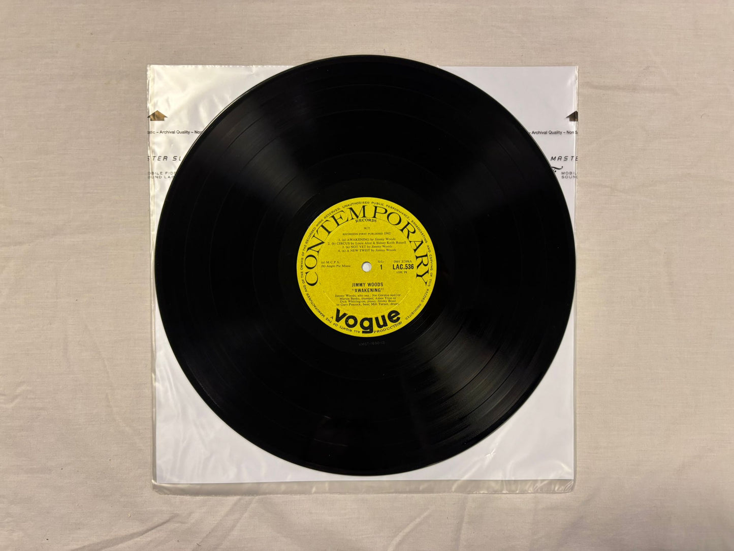 Jimmy Woods - Awakening LP UK Mono LAC 536