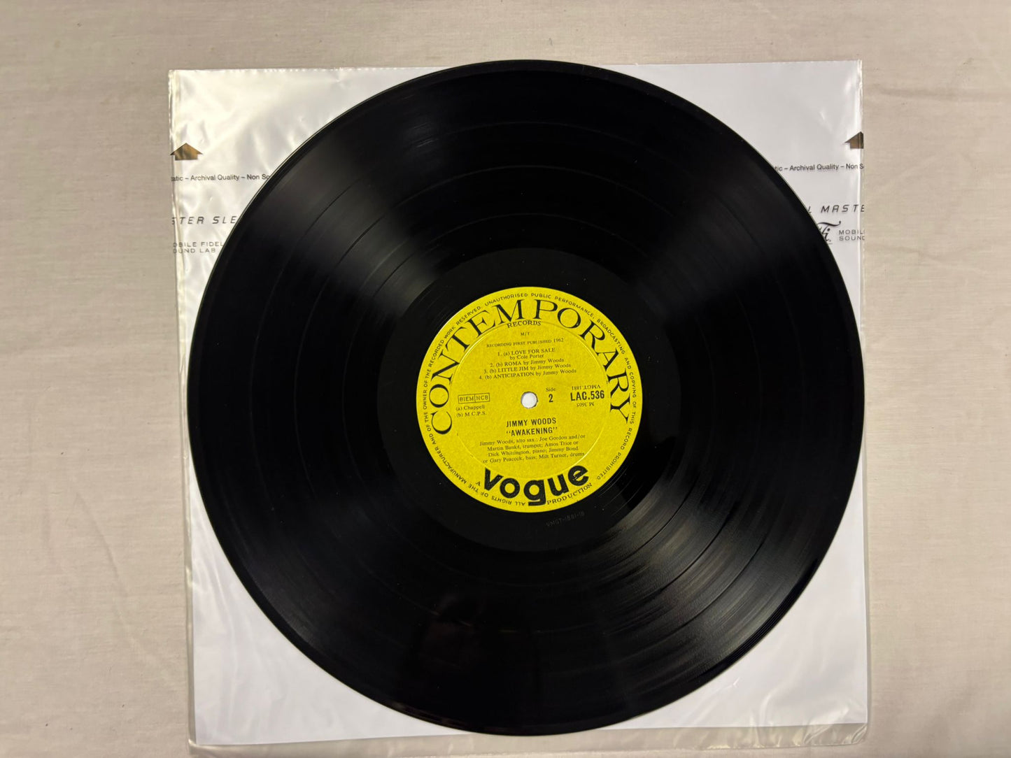 Jimmy Woods - Awakening LP UK Mono LAC 536