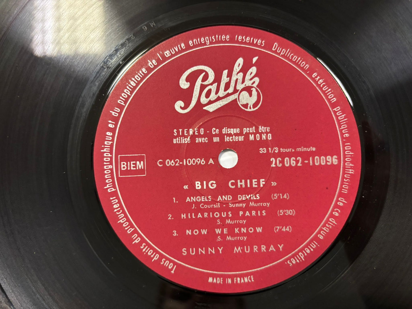 Sunny Murray - Big Chief LP French Original