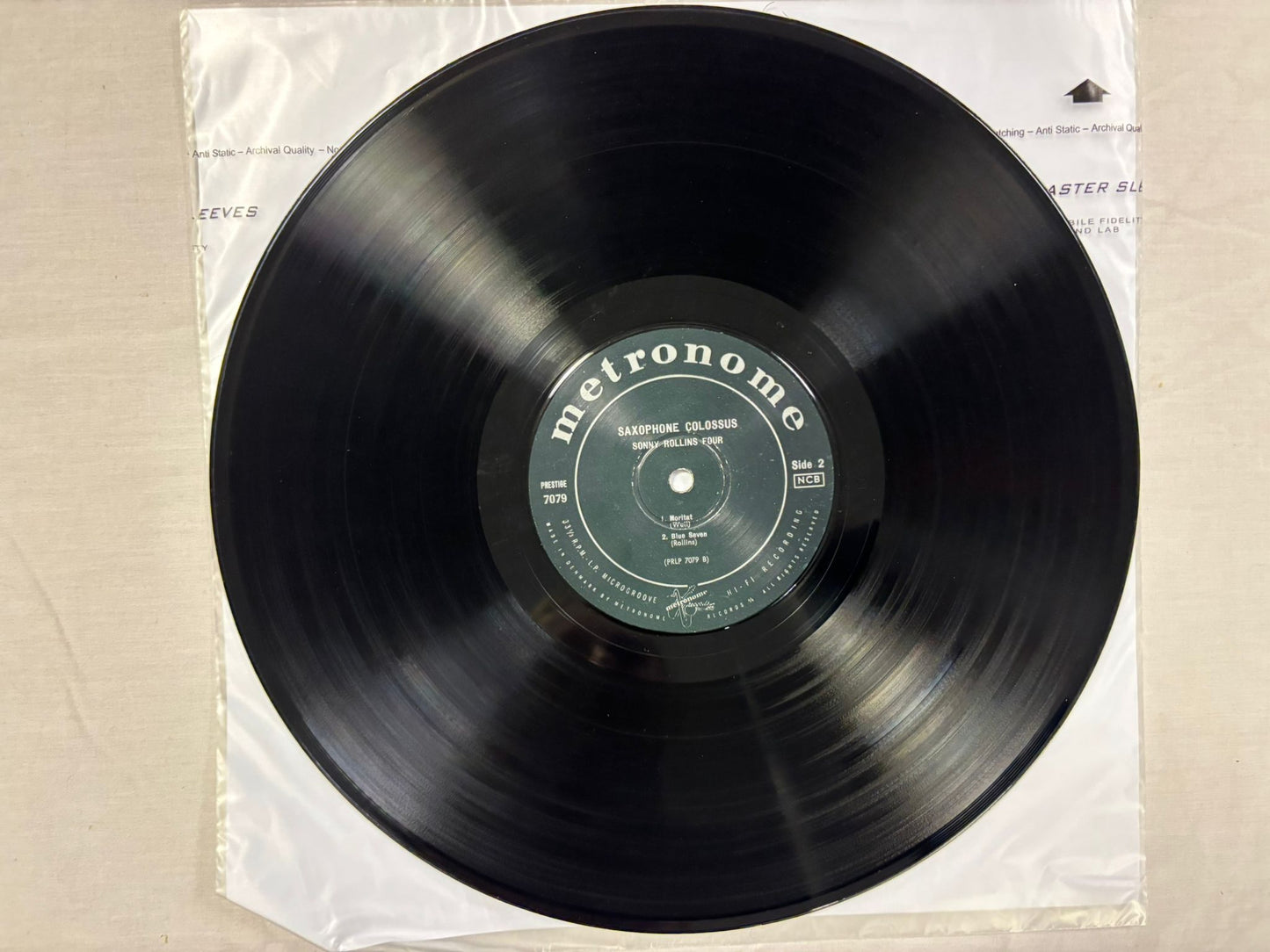 Sonny Rollins - Saxophone Colossus LP Denmark Pressing Original