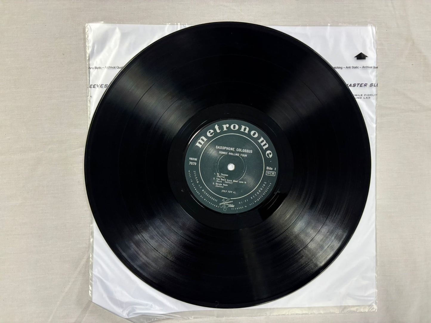 Sonny Rollins - Saxophone Colossus LP Denmark Pressing Original