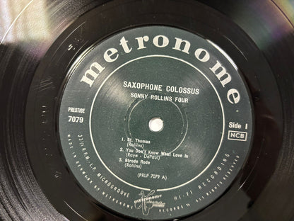 Sonny Rollins - Saxophone Colossus LP Denmark Pressing Original