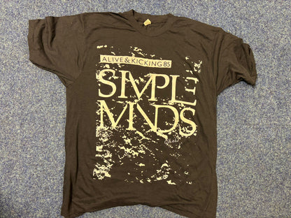 Simple Minds Alive & Kicking 1985 T-Shirt