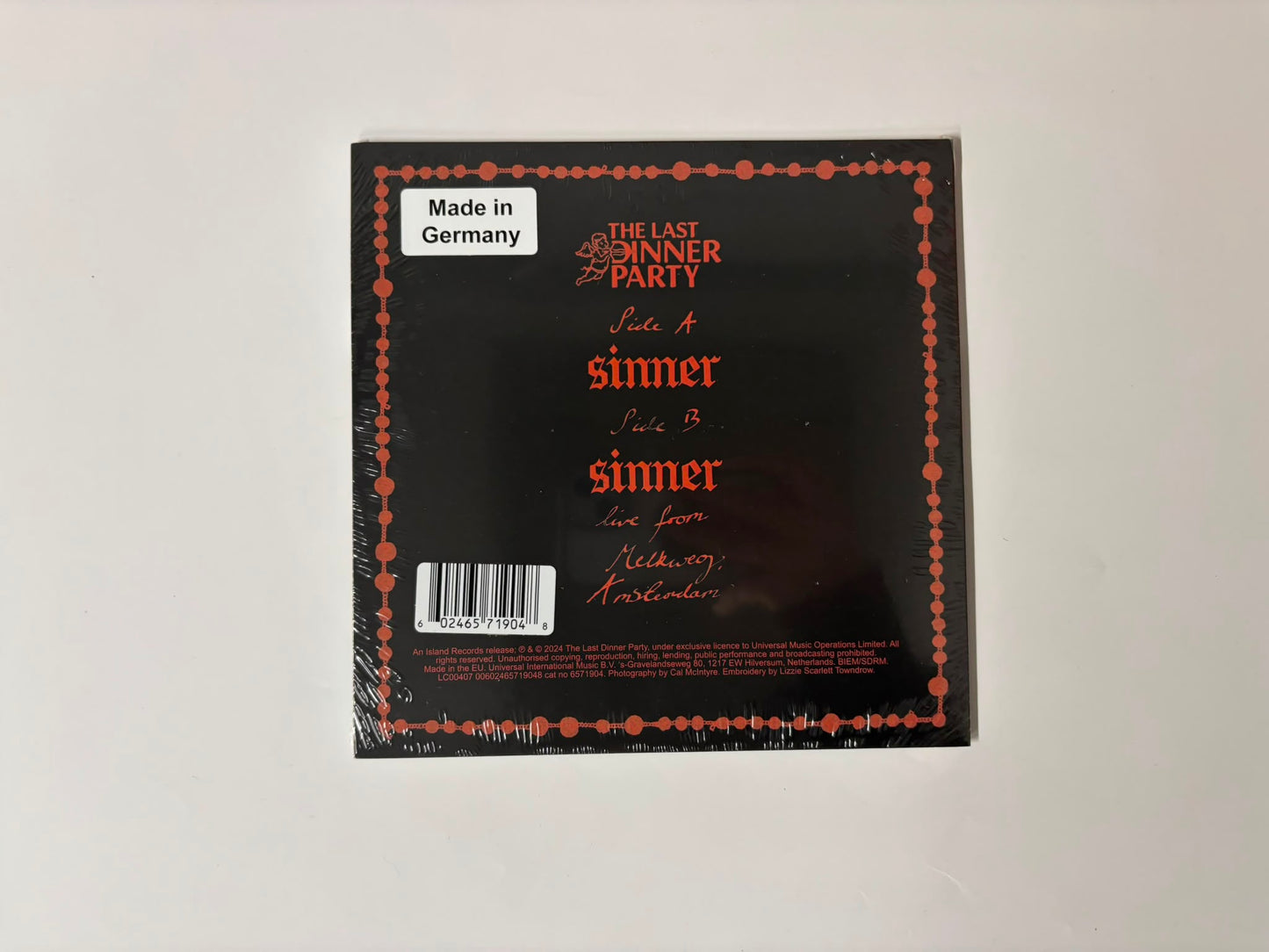 The Last Dinner Party - Sinner : 7'