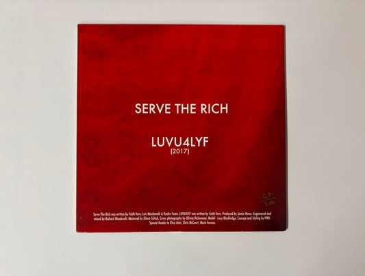 Pins - Serve the rich : 7" : Signed