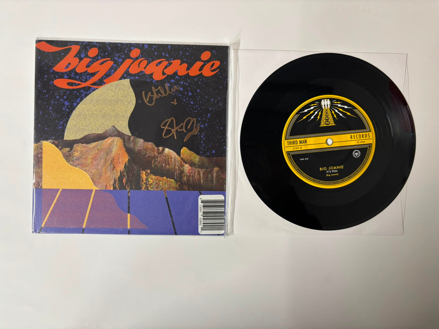 Big Joanie - Cranes in the sky : Signed : 7"