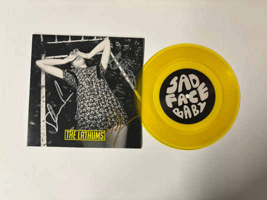 The Lathums - Sad Face baby / Wickerman : Signed : 7"