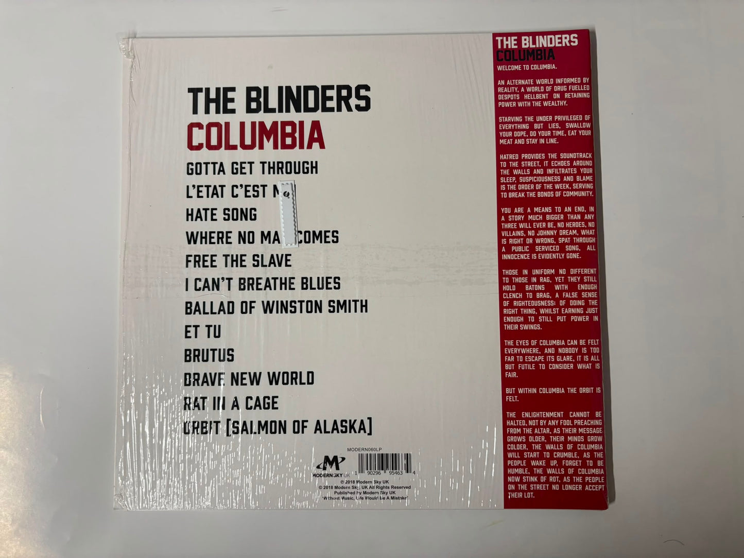 The blinders - Columbia : Signed