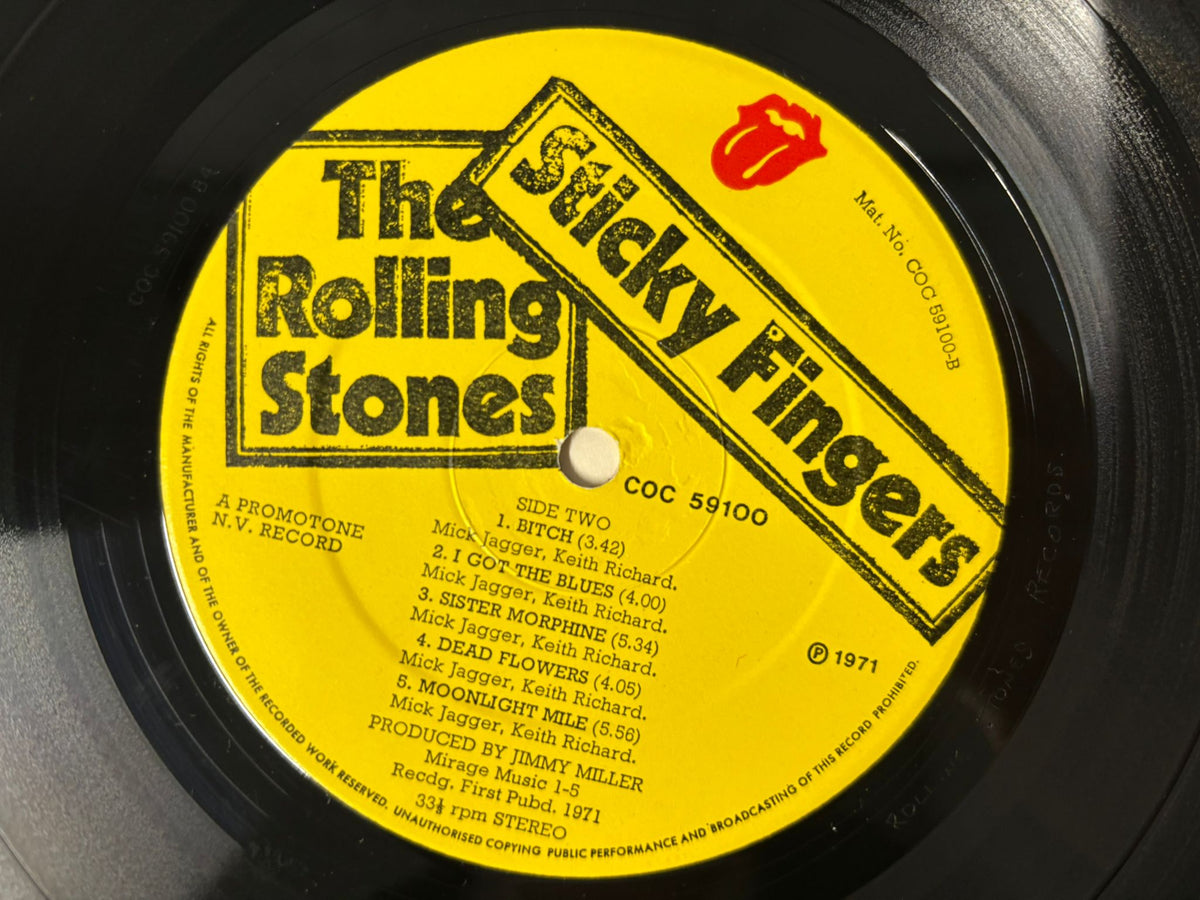 The Rolling Stones - Sticky Fingers LP UK Ultra Rare Gatefold Sleeve
