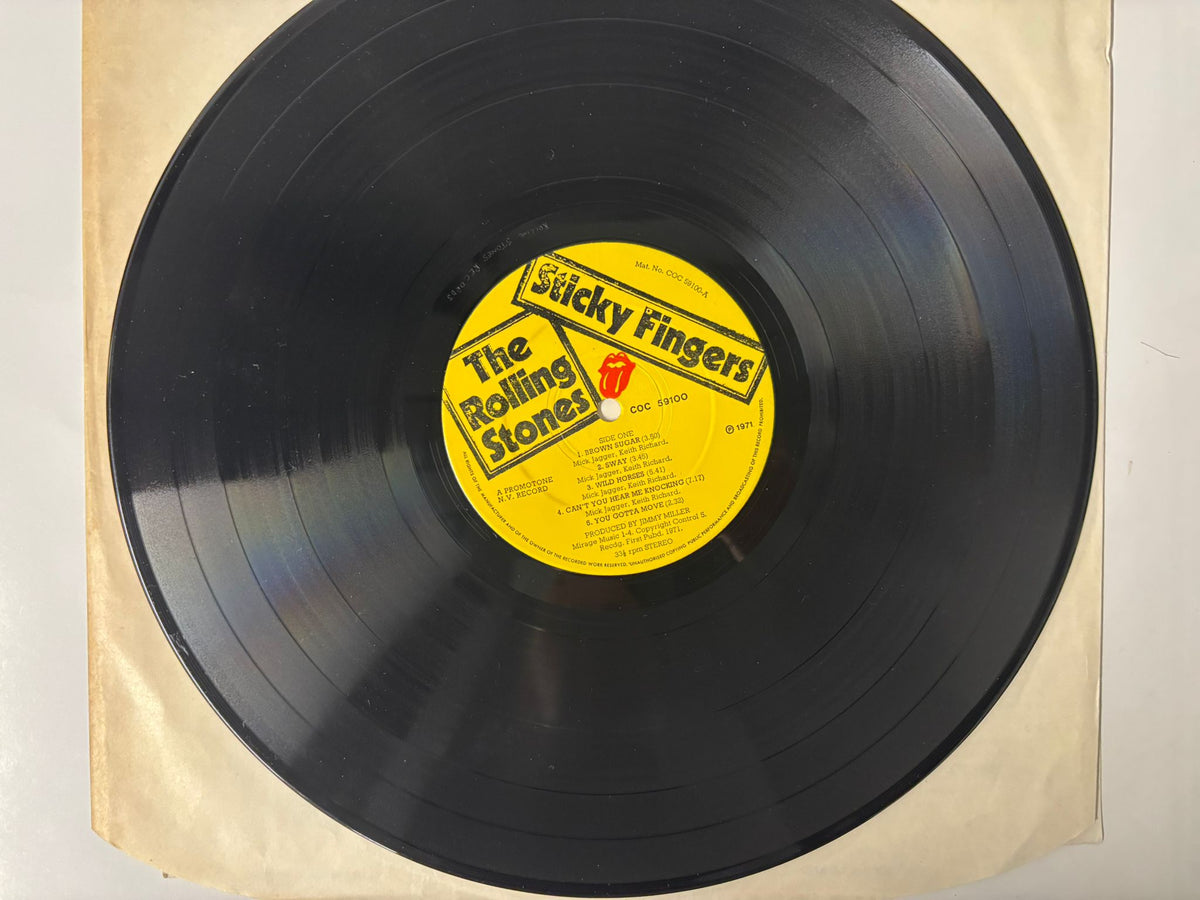 The Rolling Stones - Sticky Fingers LP UK Ultra Rare Gatefold Sleeve