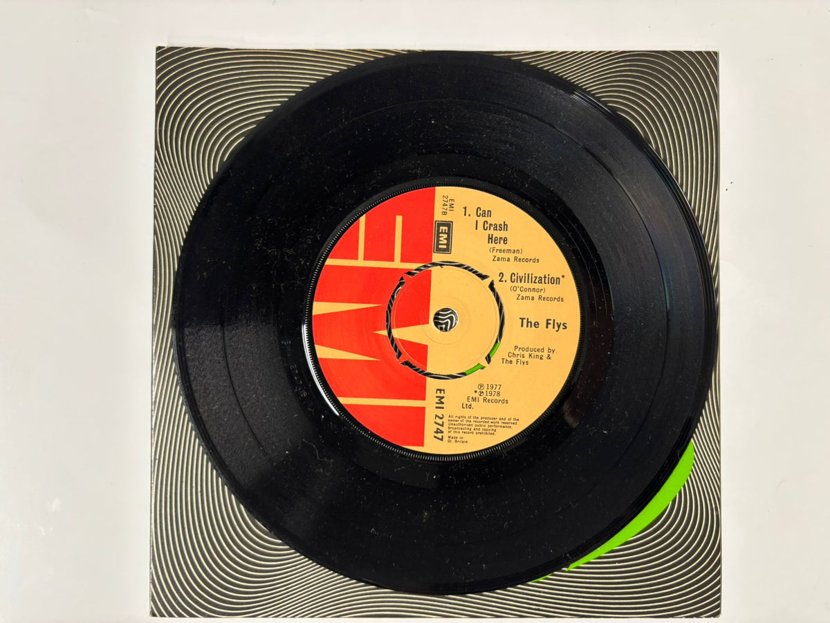 The flys - Love and a molotov cocktail/Can I crash here?/ Civilization : 7"