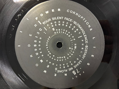 New Order- Power, Corruption and Lies UK 1st