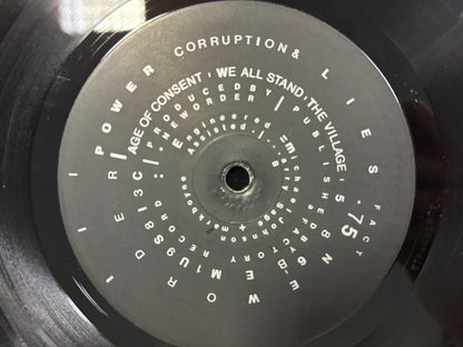 New Order- Power, Corruption and Lies UK 1st