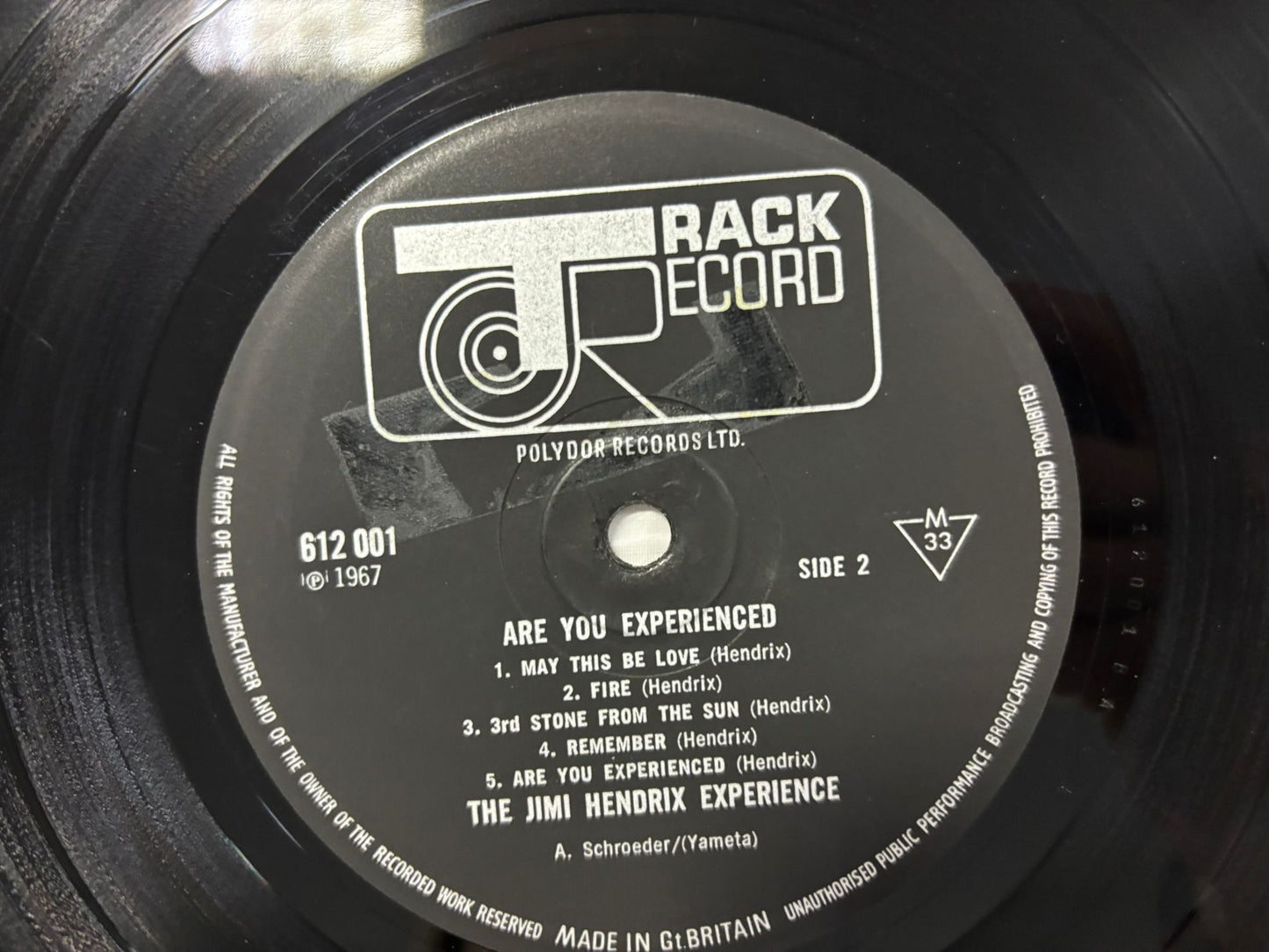 Jimi Hendrix- Are You Experienced UK 1st Mono