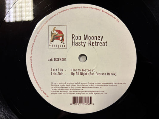 Rob Mooney - Hasty Retreat 12" Drugsex Original